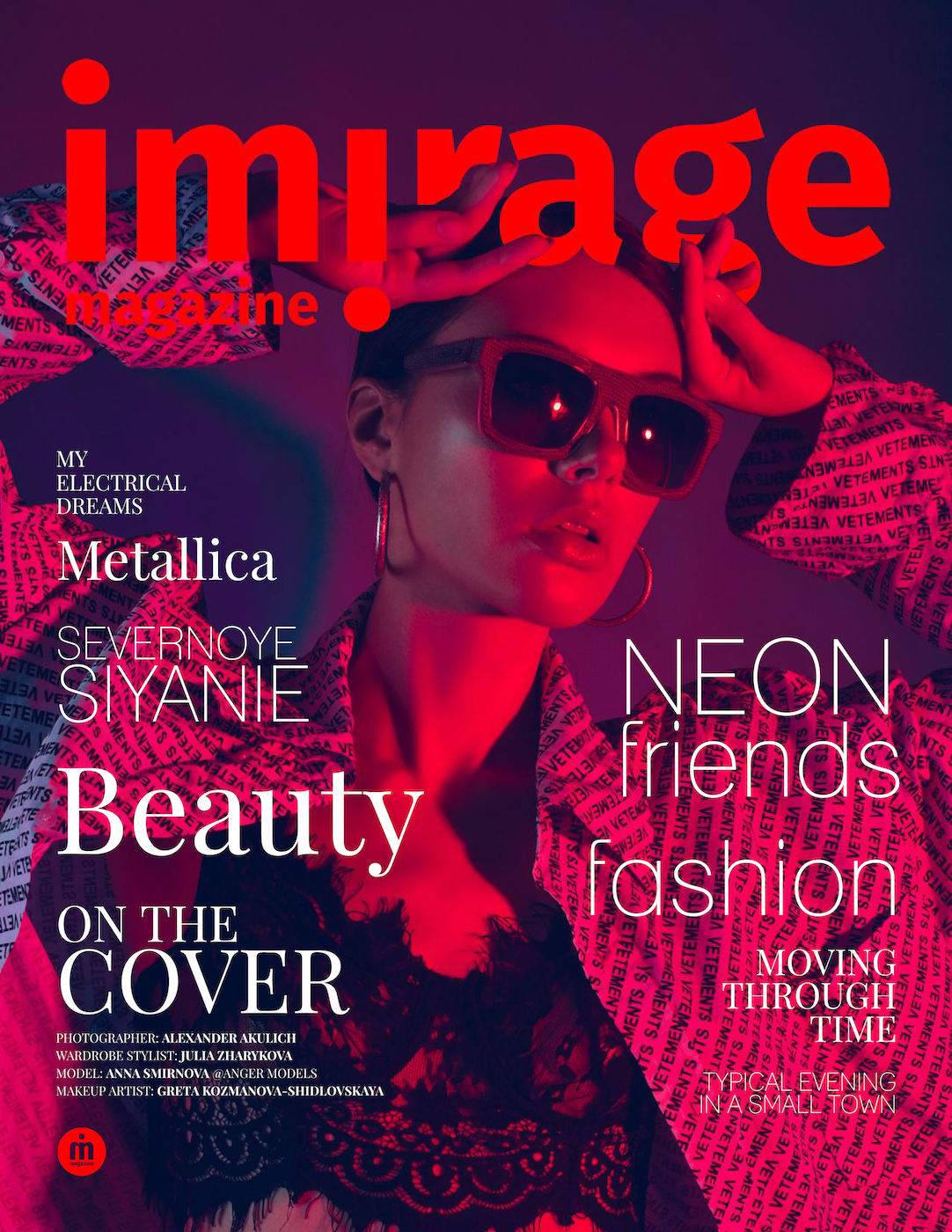 HANNA IMIRAGE MAGAZINE COVER & STORY - Anger Models